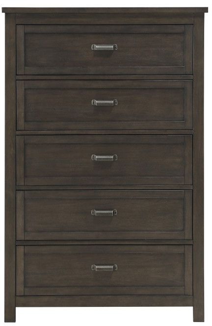 Mazin Furniture Hebron Dark Cherry Chest -1