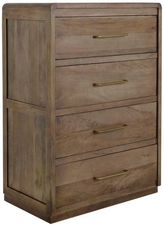 International Furniture Direct Mezquite Brown 4-Drawer Chest-0