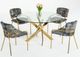 VIG Furniture Modrest Pyrite Glass Dining Table-2