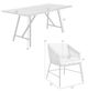 Armen Living Koala and Calica 5-Piece Dark Eucalyptus/Grey Outdoor Dining Set-4