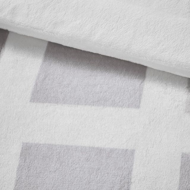 Olliix by Madison Park Mae Grey Twin Plush Comforter Set-2