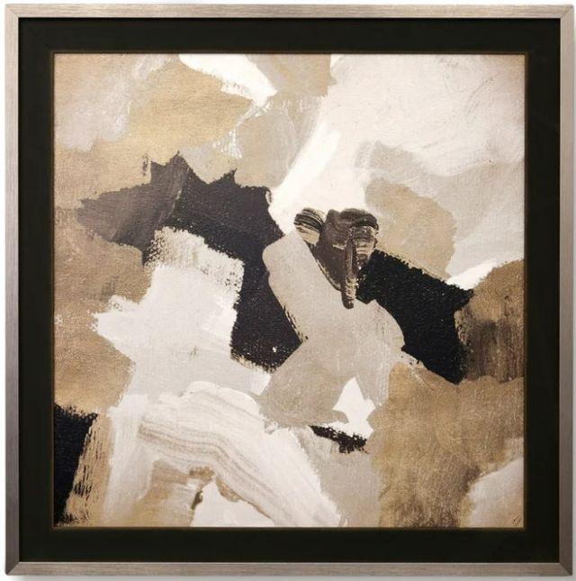 Stylecraft Muted Abstract II Black/Brown/Gray/White Wall Art-0