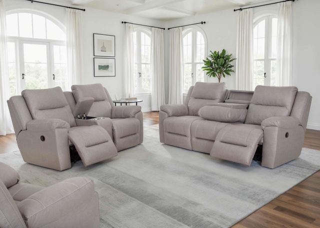 Franklin™ Ransom Astrid Stone Power Reclining Sofa-2