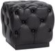 Classic Home Briar Midnight Raven 18" Square Ottoman-0