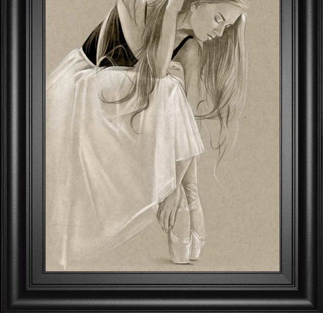 Classy Art Black Leotard I by Jennifer Paxton Parker Wall Art-1