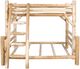 Best Craft Furniture W41 White Cedar Youth Twin/Full Bunk Bed-0