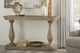 Hammary® Donelson Bluestone Sofa Table with Vintage Natural Base-1