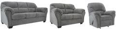 Benchcraft® Allmaxx 3-Piece Pewter Living Room Set
