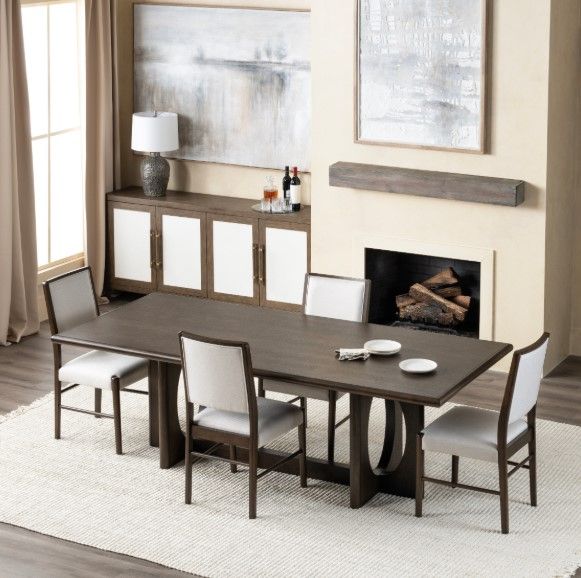 Crestview Collection Bentley Brown Dining Table-1