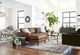 Best® Home Furnishings Customizable Trafton 2-Piece 57" Leather Left-Arm Facing Sectional and Chaise with Espresso Legs -1