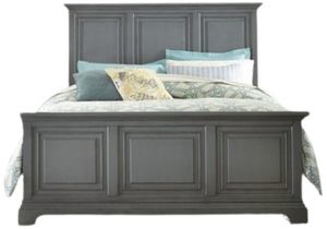 John Thomas Furniture Summit Bedroom Mineral Gray King Panel Bed John Thomas Furniture Summit Bedroom Mineral Gray King Panel Bed