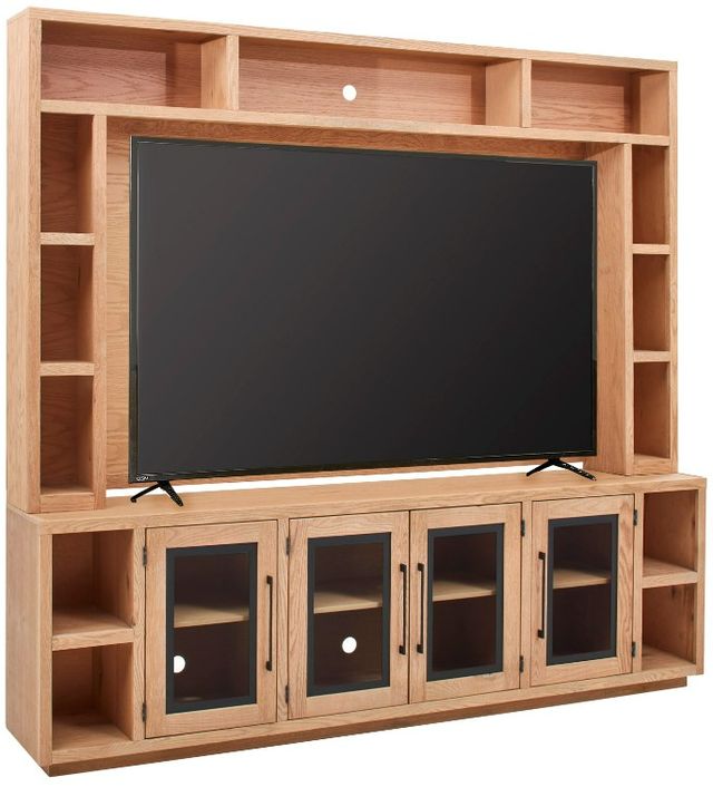 aspenhome® Paige Cashew 97" Console and Hutch-0