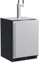 Marvel Classic 5.7 Cu. Ft. Stainless Steel Twin Tap Beer Cooler/Kegerator-0