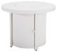 Signature Design by Ashley® Sundown Treasure White Fire Pit Table-0