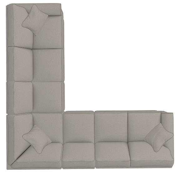 Elizabeth Collinsさん専用 La-Z-Boy® Collins 5-Piece Ash Sectional Johnson's Furniture
