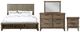 New Classic® Home Furnishings Cagney 4-Piece Vintage King Panel Bedroom Set-0