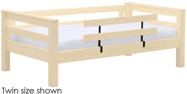 Crate Designs™ Furniture TimberFrame Unfinished Queen Upper Bunk Bed-0