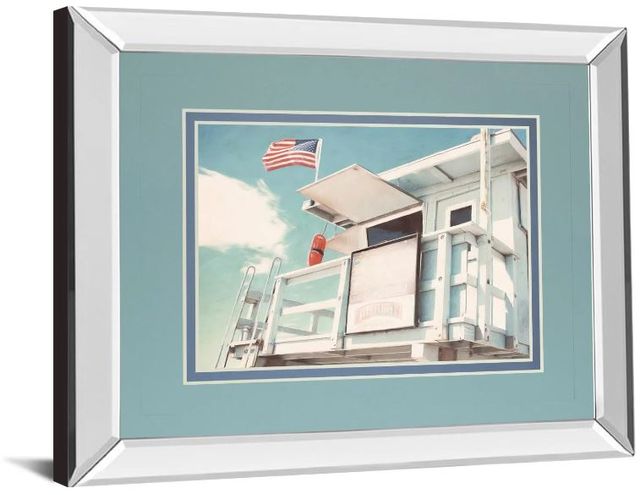 Classy Art The Cabin by Natasia Cook Mirror Framed Wall Art-1