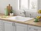 American Standard Quince Brilliant White 25" 4-Hole Drop-In Single-Bowl Kitchen Sink-1
