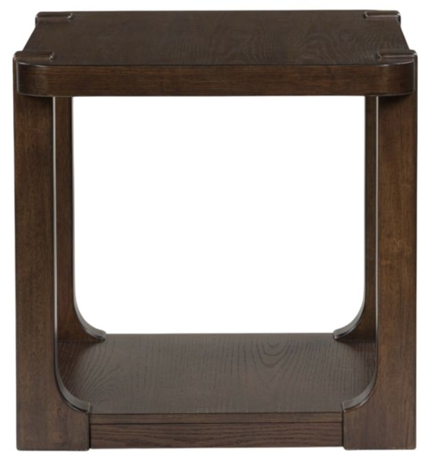Signature Design by Ashley® Breckington Dark Brown Wood End Table-2