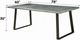 ACME Furniture Kaylia Aluminum Dining Table with Gunmetal Base-2