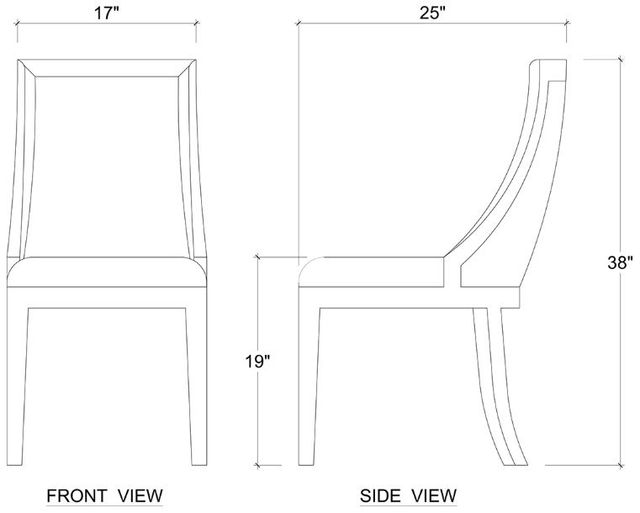 Bramble Customizable Monarch Dining Chair-1