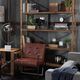 Crestview Collection Winslow Brown 60" Bookshelf-3