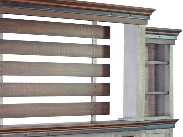 Sunny Designs™ Alpine Gray/Tobacco Leaf Entertainment Wall-3