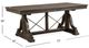 Magnussen Home® Westley Falls Graphite 72" Trestle Dining Table-2