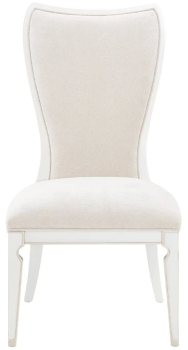 Michael Amini® La Marisia Creamy Pearl Dining Side Chair-2