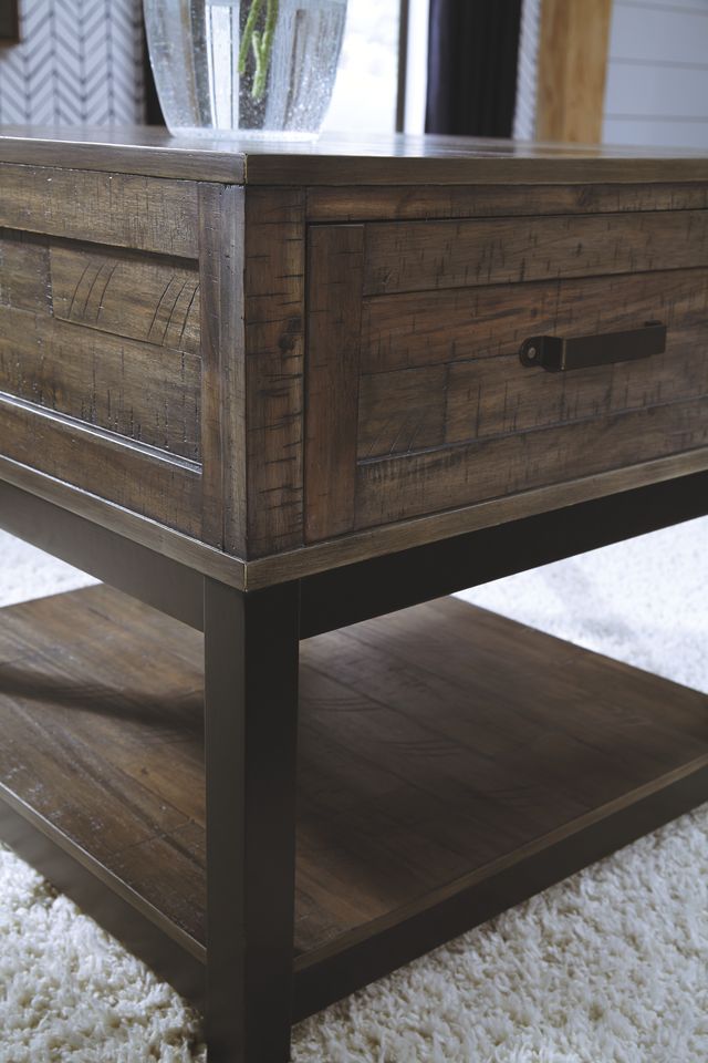 Signature Design by Ashley® Johurst Grayish Brown End Table-3