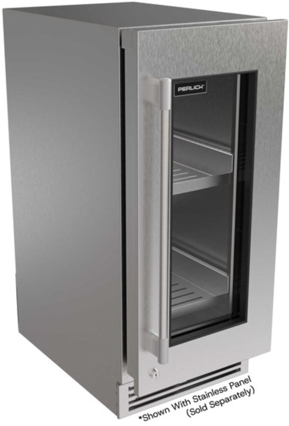 Perlick® G5 Luxe 15" 2.8 Cu. Ft. Panel Ready Built-In Glass Door Under the Counter Refrigerator-0