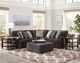 iAmerica Furniture Hercules Smoke 40" Ottoman-2