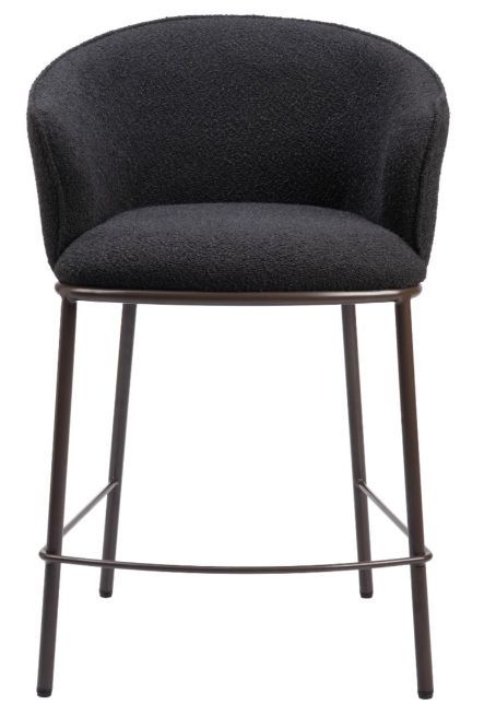 Zuo® Modern Essen Black Counter Stool-2