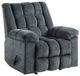 Homelegance® Baldwin Gray Rocker Manual Recliner-0