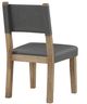 Steve Silver Co. Aubrey Driftwood/Gray Dining Side Chair-4