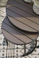 Signature Design by Ashley® Ayla 2-Pieces Brown Nesting End Tables Set with Black Metal Base-2