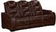 New Classic® Home Furnishings Chester Brown Manual Reclining Sofa-0