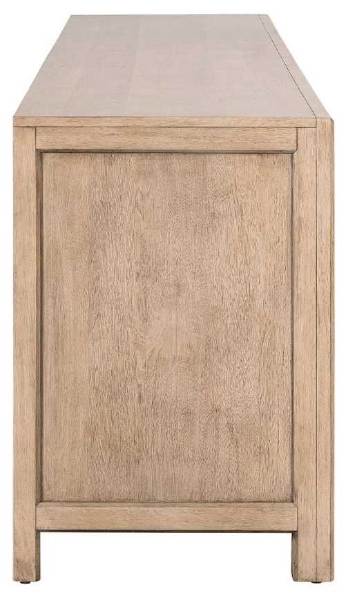 Liberty Furniture Proximity Place Barley Buff 82" Fireplace TV Console-3