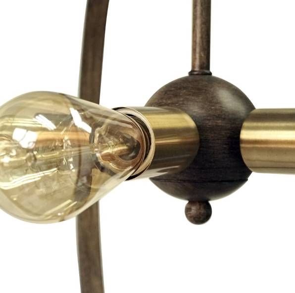 YHD Taos Western Bronze 5-Light Chandelier-2