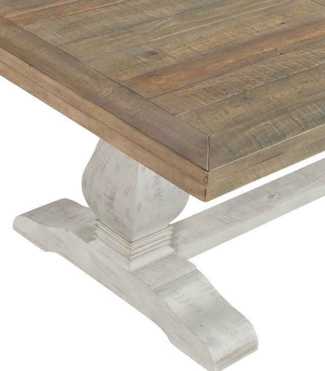 Martin Svensson Napa Natural Coffee Table with White Stain Base-1