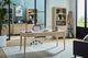 aspenhome® Maddox Biscotti Door Bookcase-1