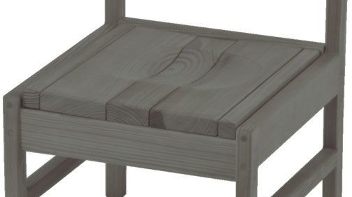 Crate Designs™ Furniture Graphite Dining Side Chair-1