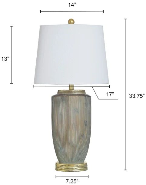 Stylecraft Raffine Gold Table Lamp-2