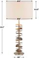 Uttermost® Akoa Warm Antique Brass Table Lamp-3
