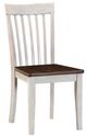 TEI SmartBuy Antique White/Walnut Side Chair-0