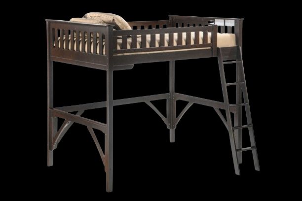 Night & Day Furniture™ Spices Bedroom Ginger Dark Chocolate Twin Loft Bed-0