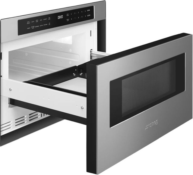 Smeg 24" Stainless Steel Microwave Drawer-2
