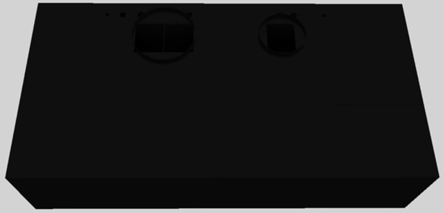 Vent-A-Hood® 48" Black Wall Mounted Range Hood-1