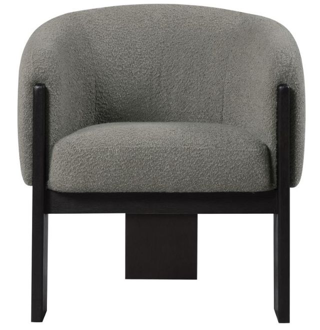 Coaster® Valdez Brown Upholstered Barrel Back Accent Chair-1